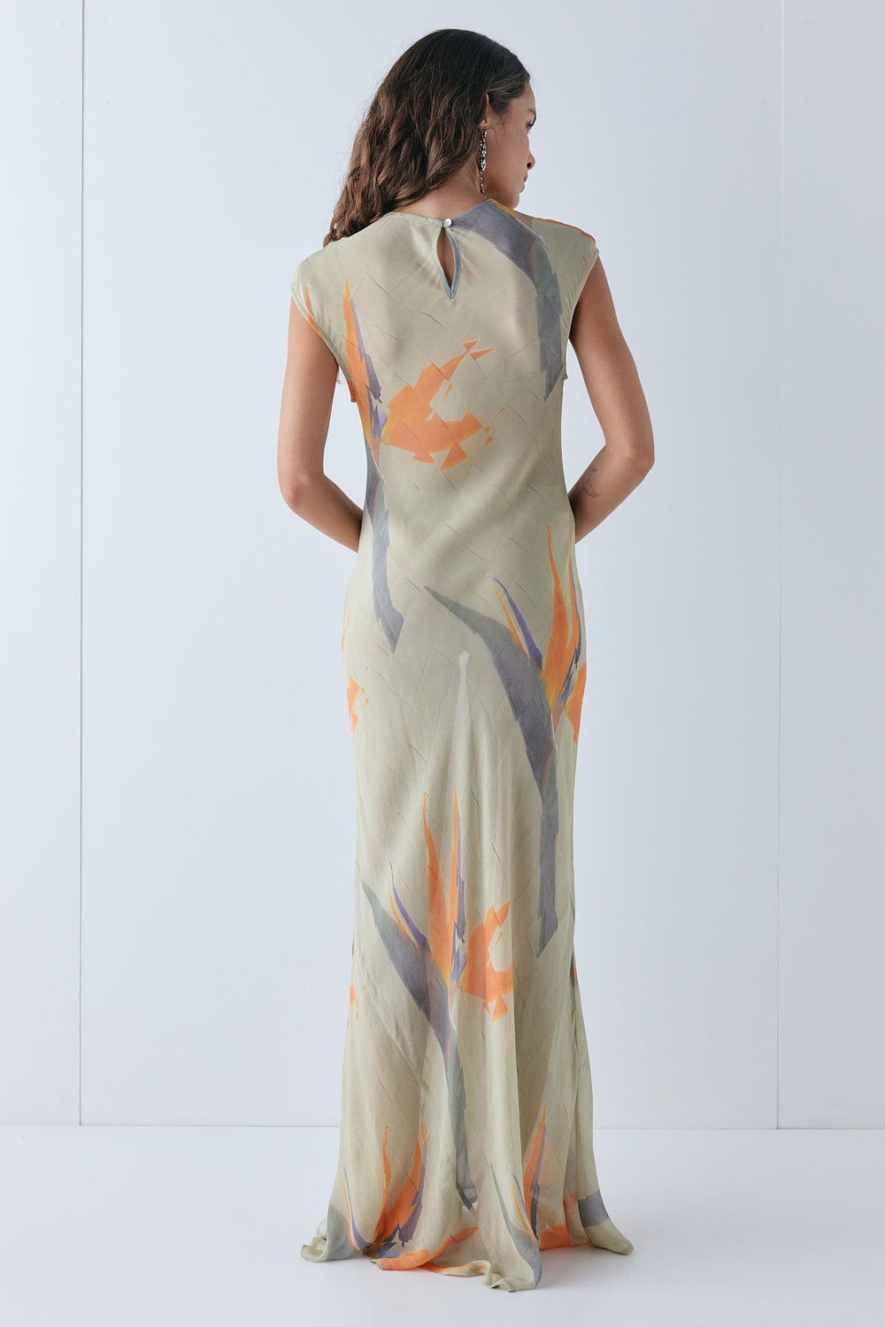 Grace Sheer Maxi Dress Paradise