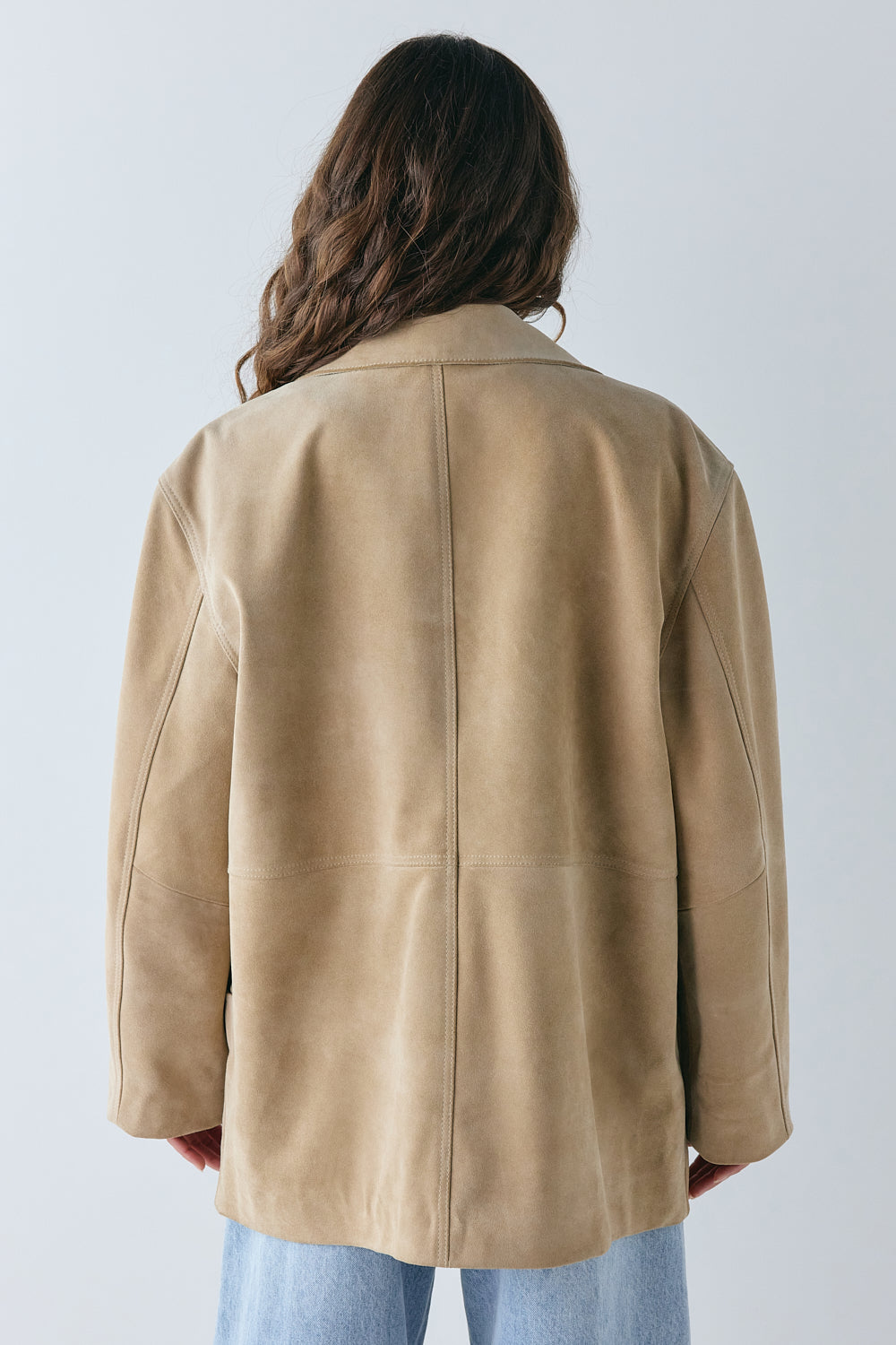 Preston Suede Jacket Camel
