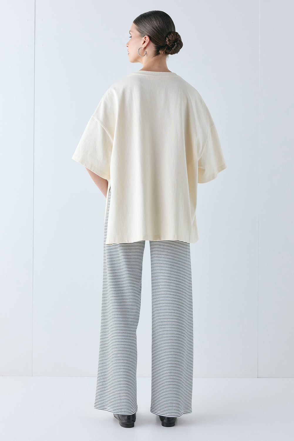 Macy Pants Black Stripe