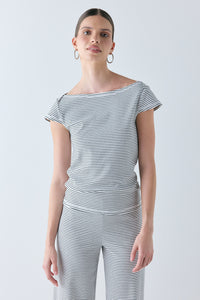 Kaia Top Black Stripe