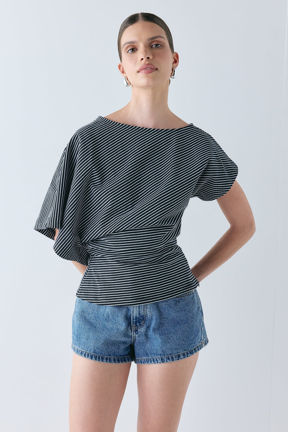 Liv Top Black Stripe