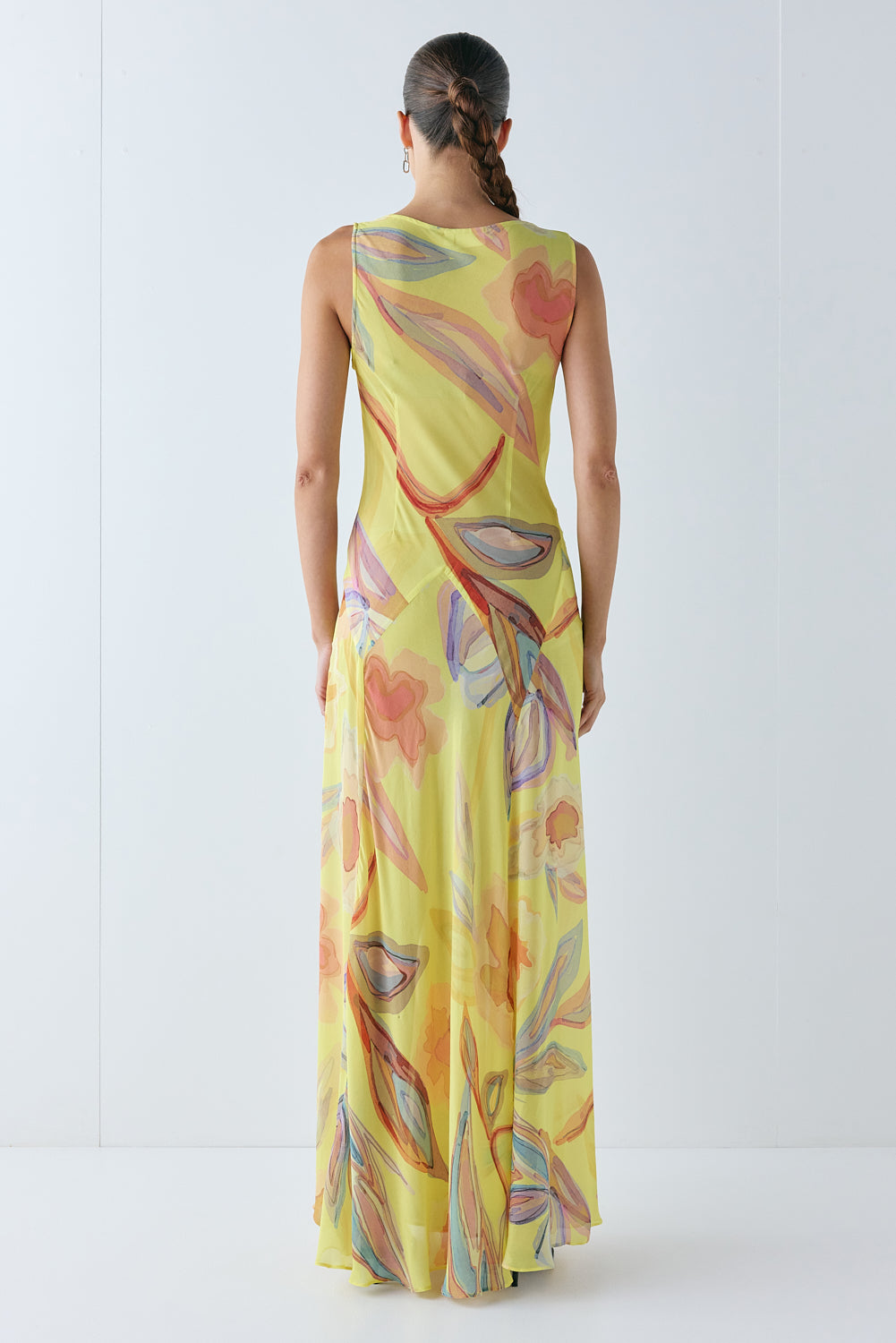 Alora Sheer Maxi Dress Anais