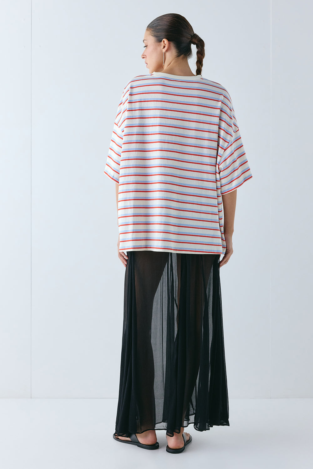 Willow Tee Milk Stripe