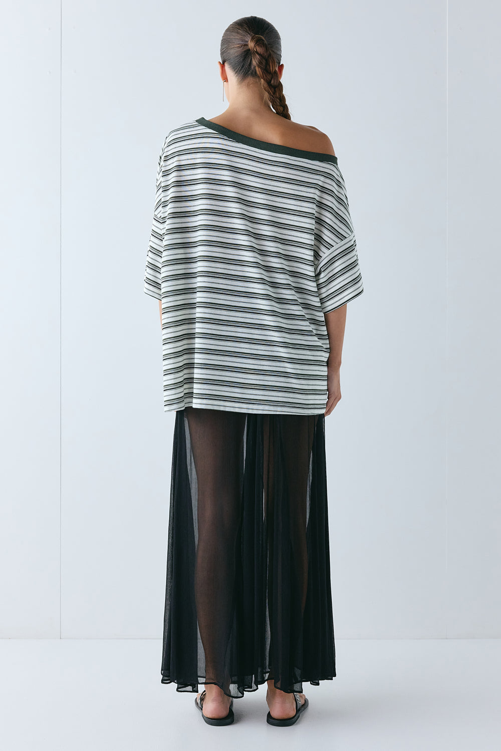 Blake Tee Khaki Stripe