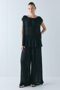 Claudia Sheer Top Black