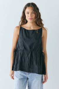 Indi Top Crinkle Black
