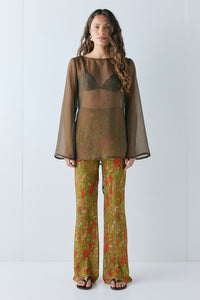 Remi Sheer Pants Floret