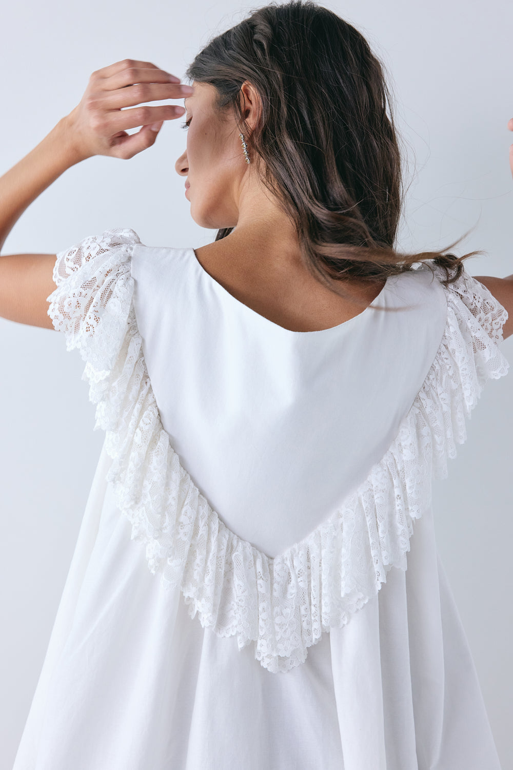 Juni Tunic Top White