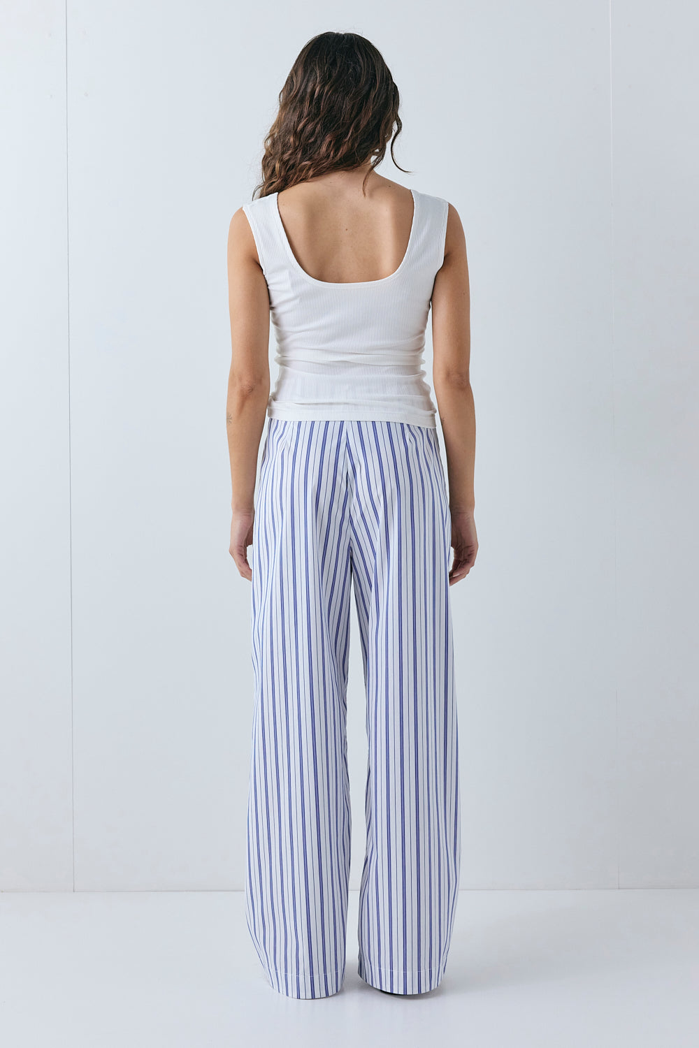 Luca Pants Blue Stripe