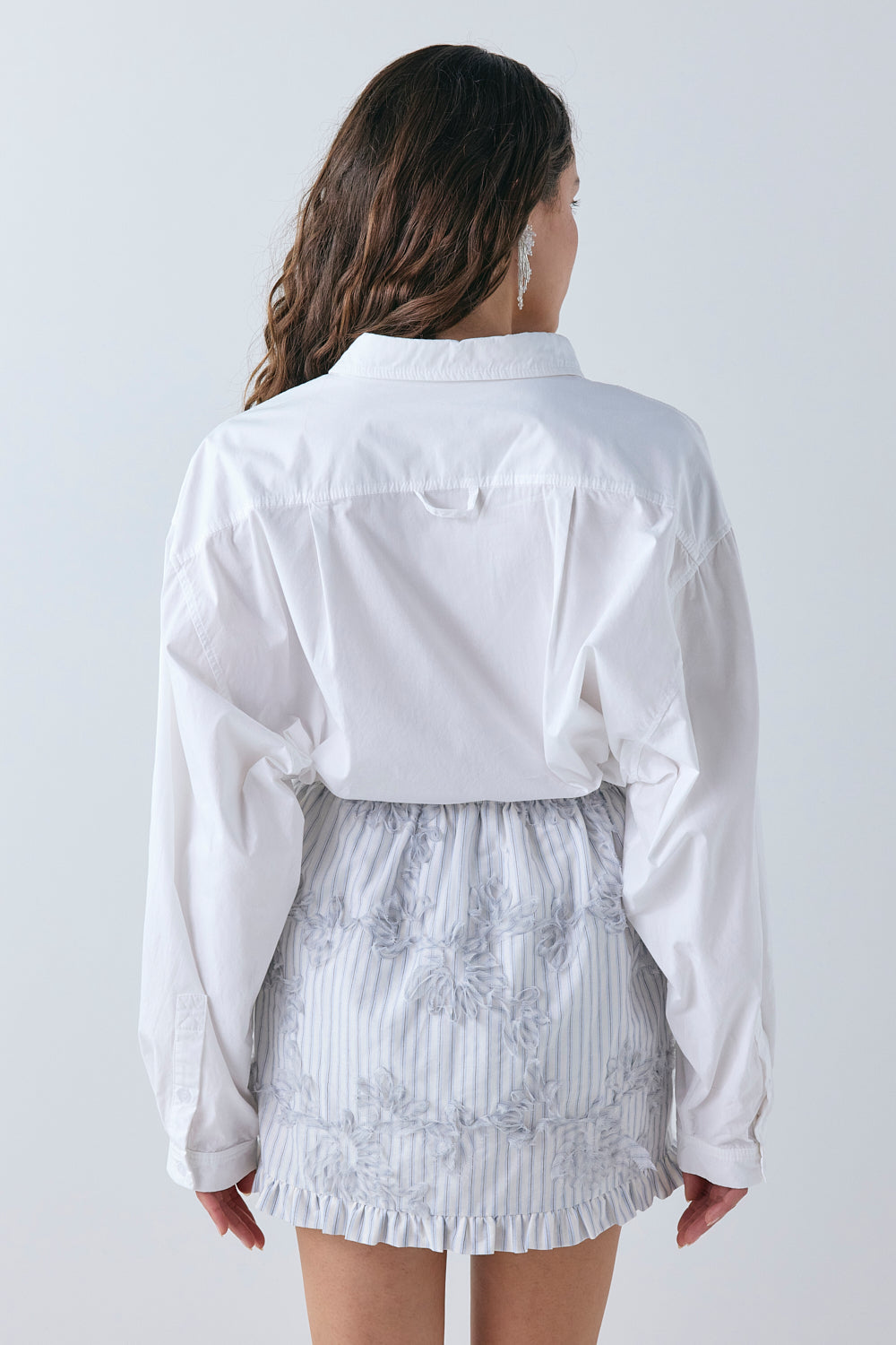 Rhode Skirt Blue Stripe
