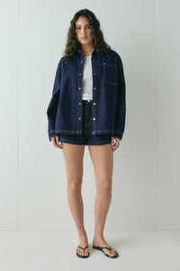 Jac Denim Utility Shirt Indigo