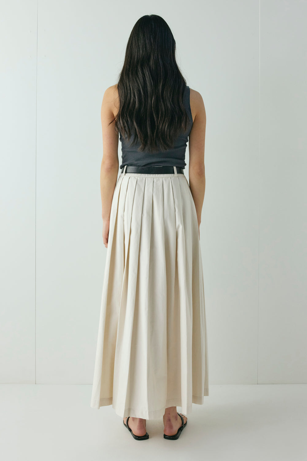 Delphi Maxi Skirt Cream