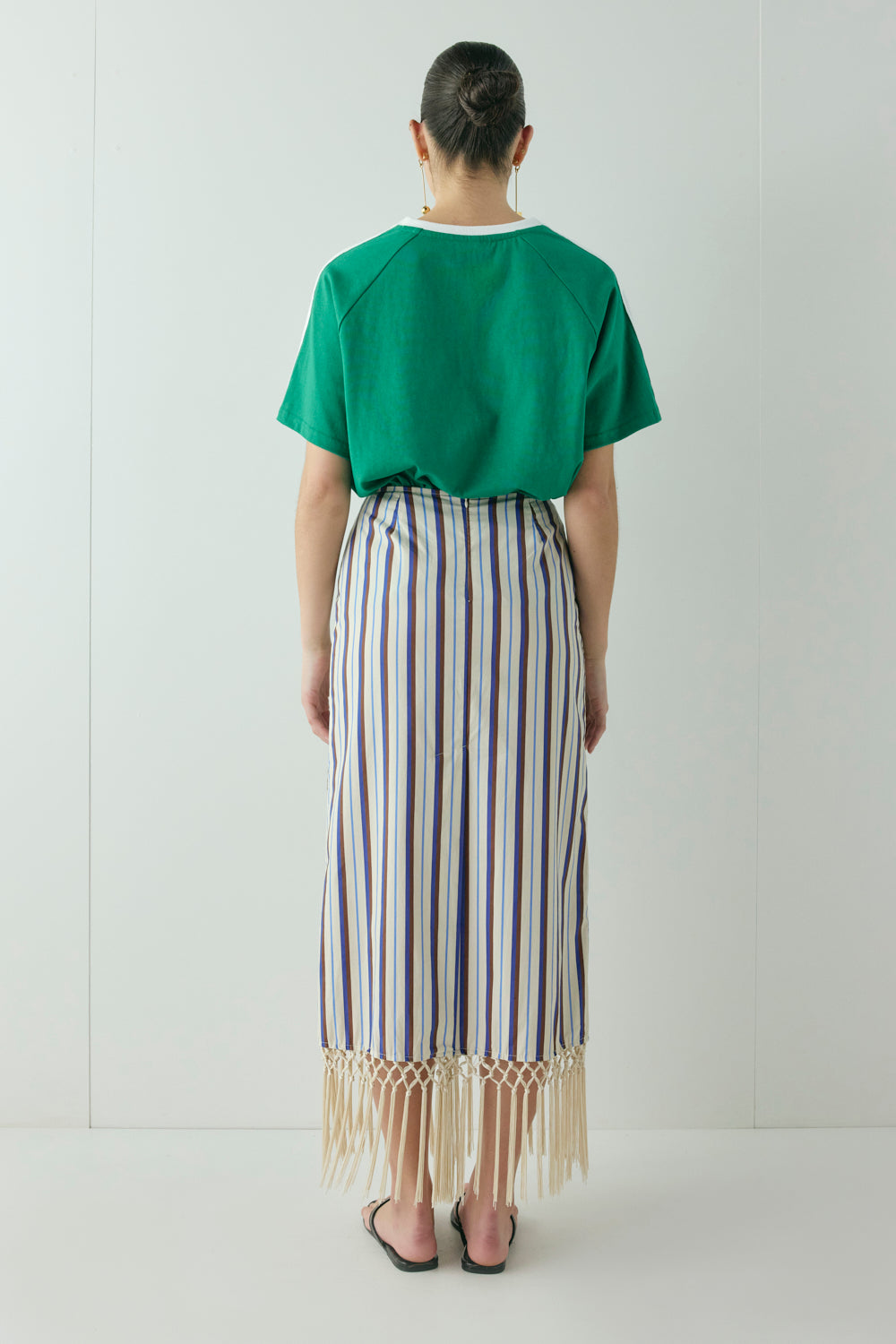 Billie Midi Skirt Stripe