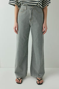 Aston High Rise Denim Jeans Stripe