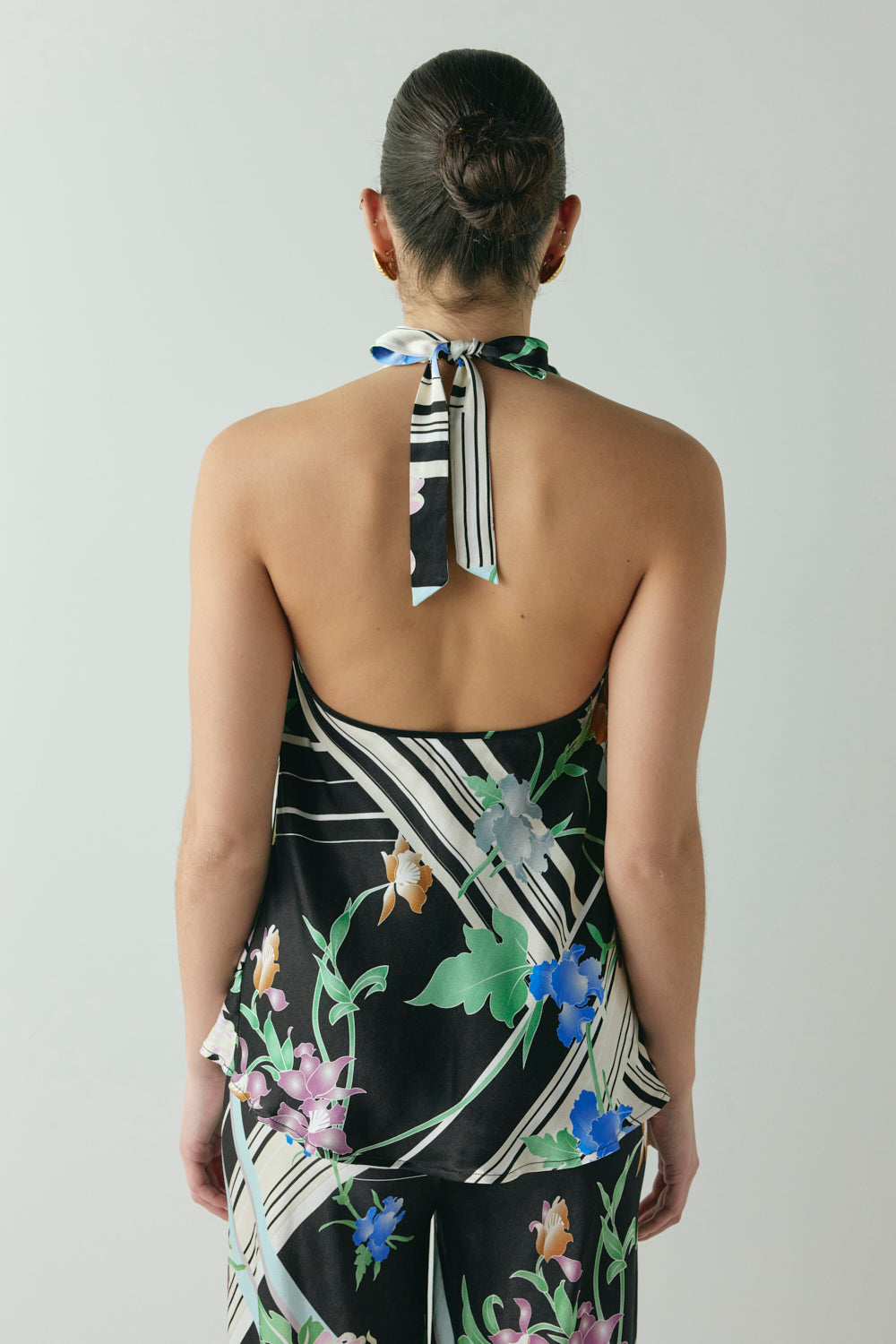 Phoenix Satin Top Zari