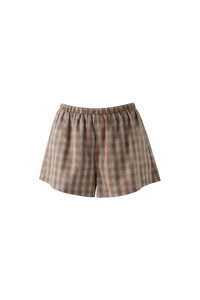 Helena Shorts Brown Check