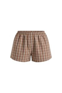 Helena Shorts Brown Check