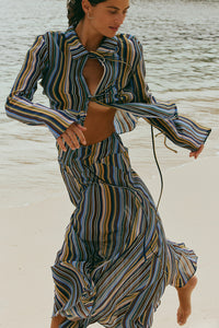 Sadie Sheer Maxi Skirt Parallel