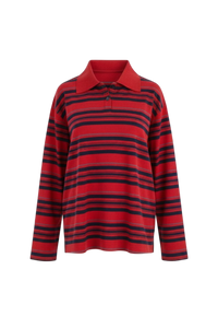 Kinsley Polo Red Stripe