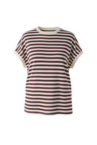 Lori Tank Wine Stripe