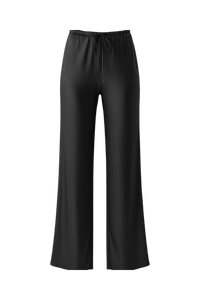 Rae Satin Pants Black