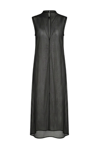 Serena Sheer Maxi Dress Black