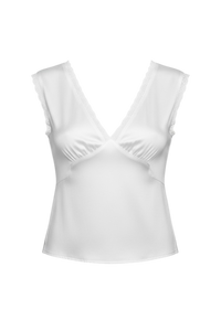 Vintage Lover Tie Back Top White