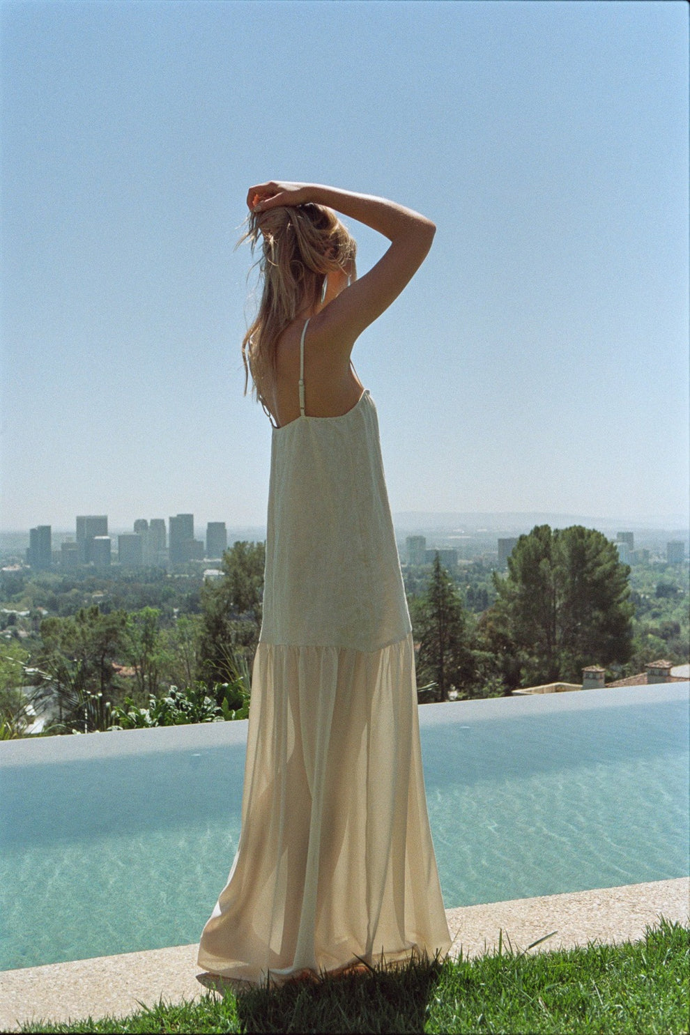 Nora Maxi Dress Natural VRG GRL Nora Maxi Dress Natural VRG GRL