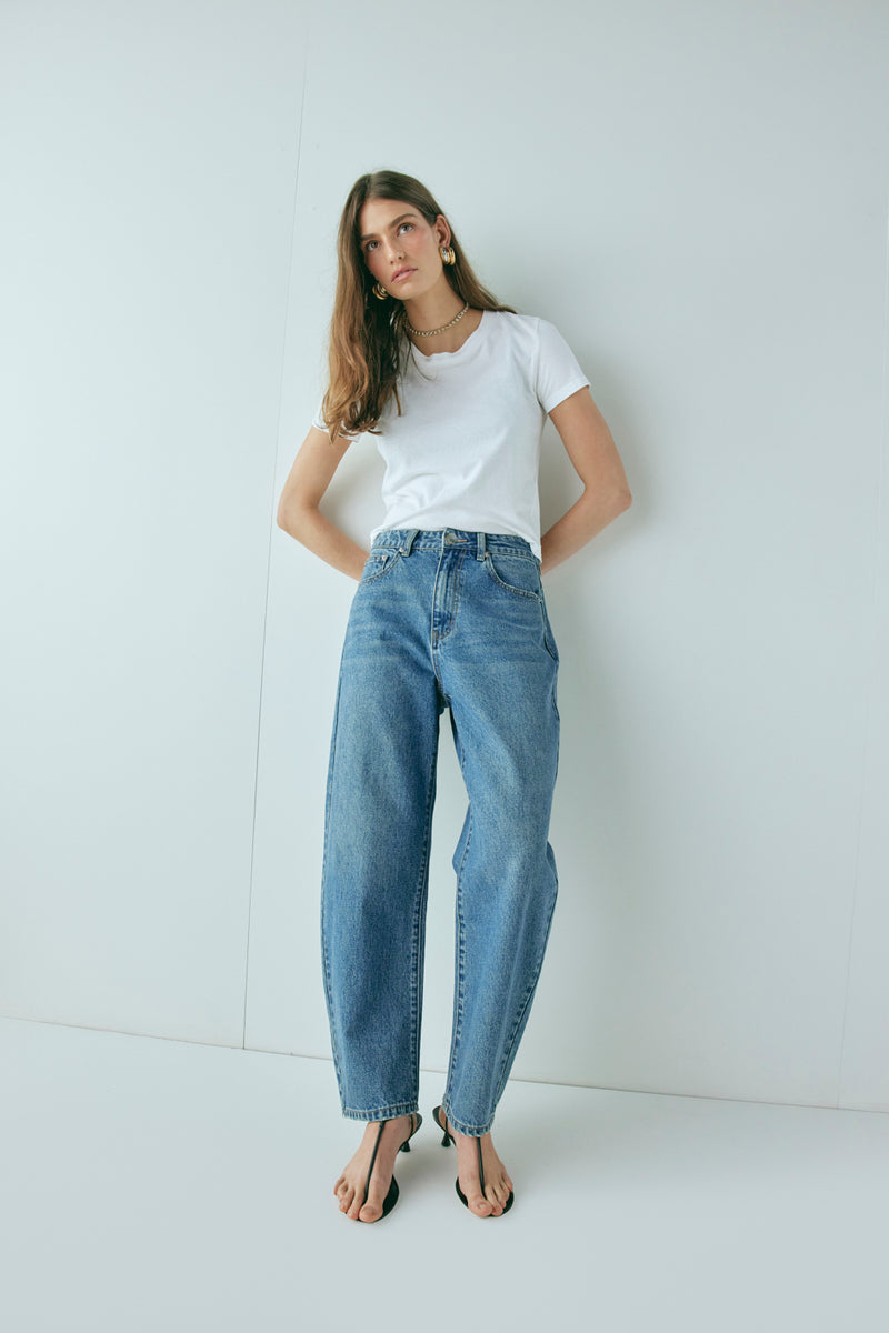 Lex Barrel Denim Jeans Blue - size:Holly:AU 8 / US 4