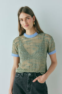 Elvi Knit Top Khaki
