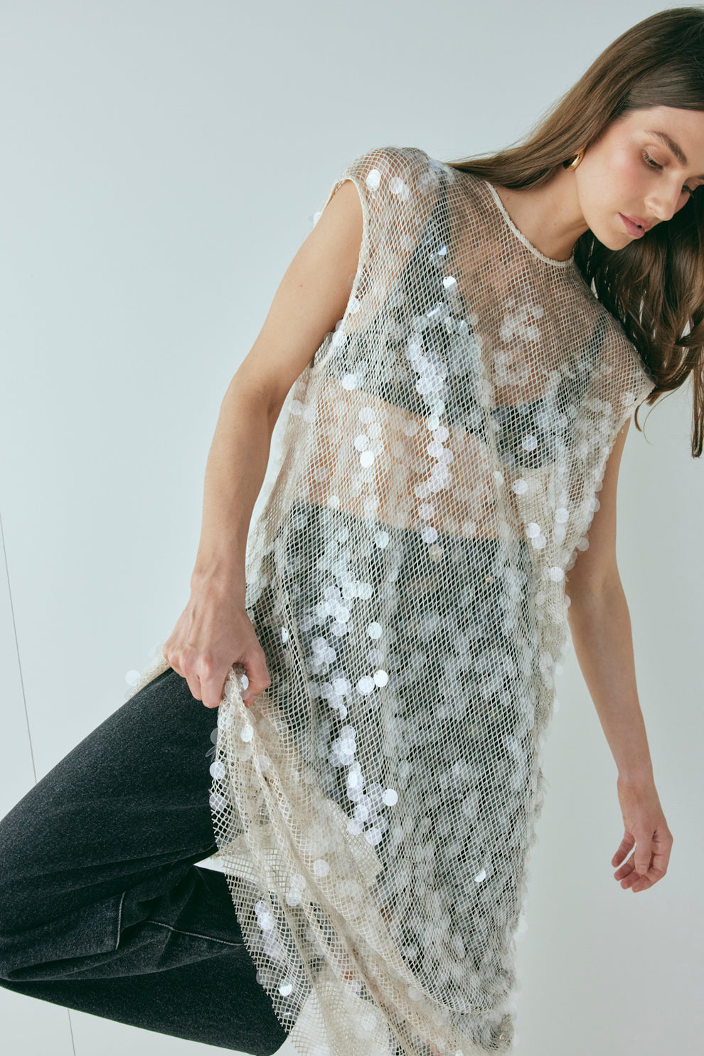 Astrid Sequin Maxi Dress Cream – VRG GRL Astrid Sequin Maxi Dress Cream – VRG GRL