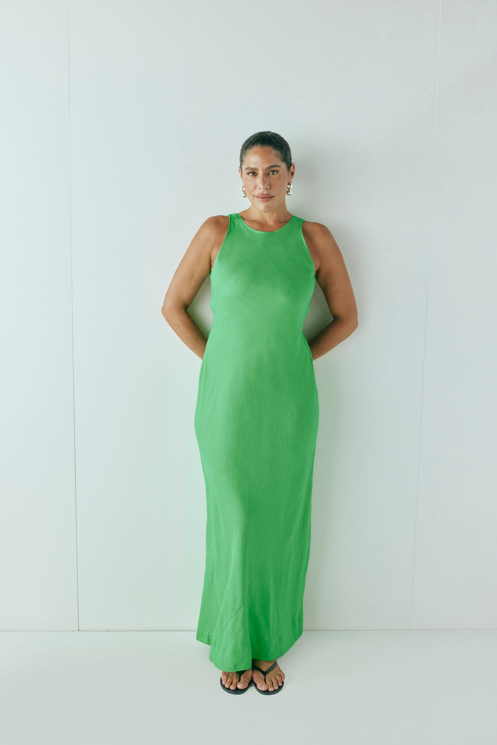 Venetta Maxi Dress Green VRG GRL Venetta Maxi Dress Green VRG GRL