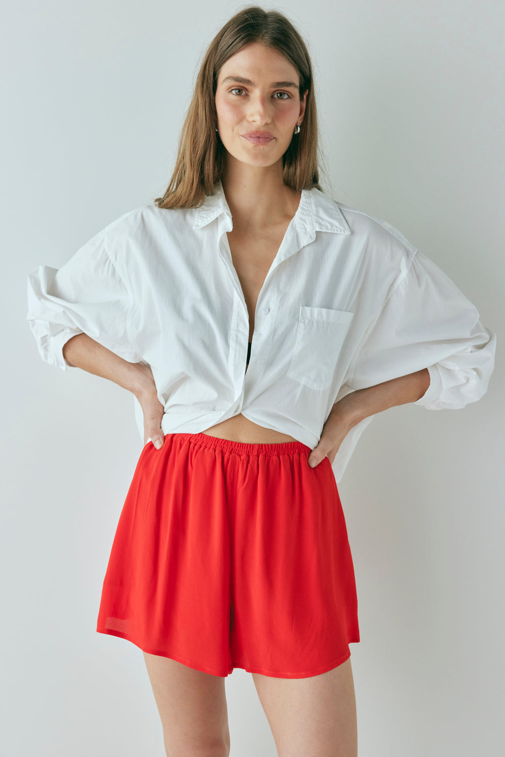 Annika Shorts Red – VRG GRL