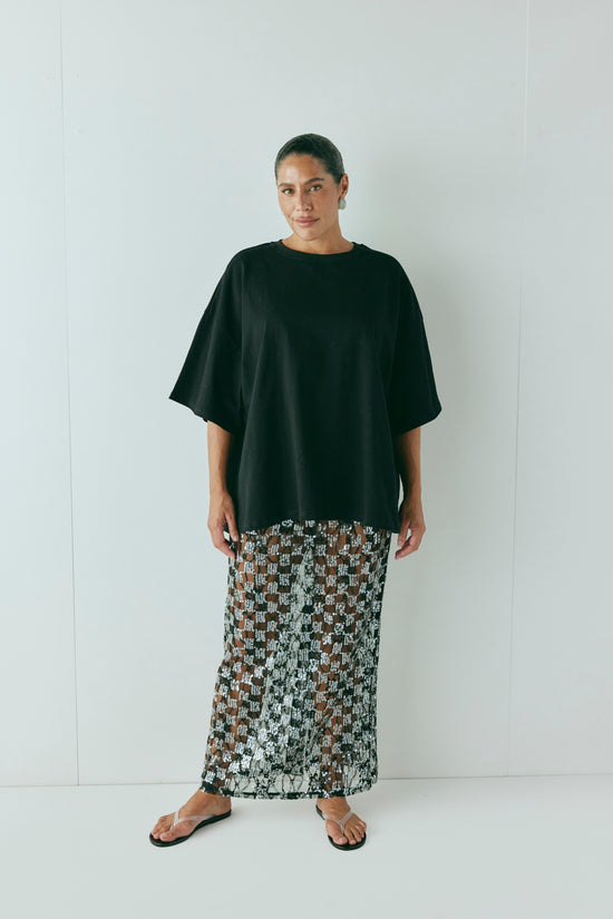Revynn Ultra High Skirt Ripped Edge
