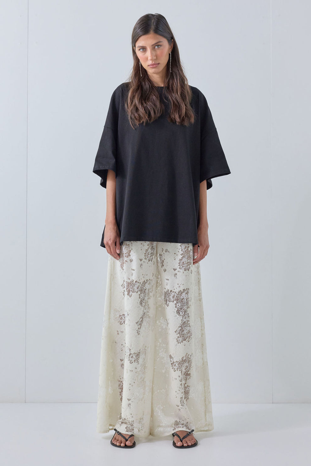Jordan Lace Pants Cream 