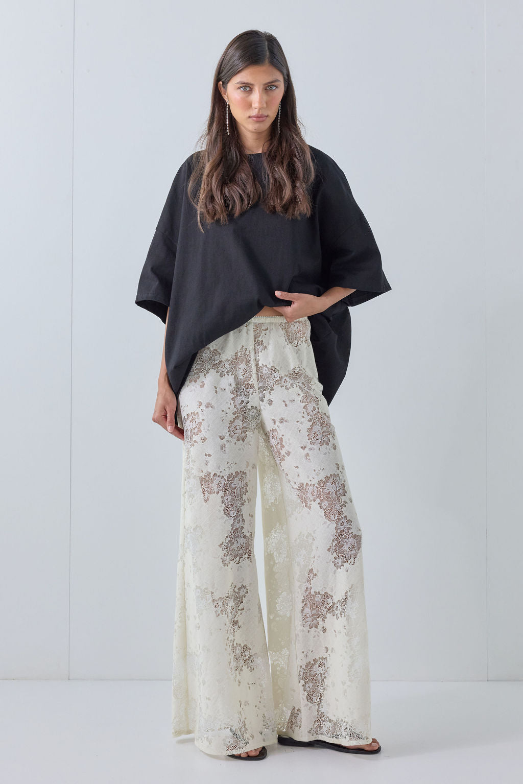 Jordan Lace Pants Cream 