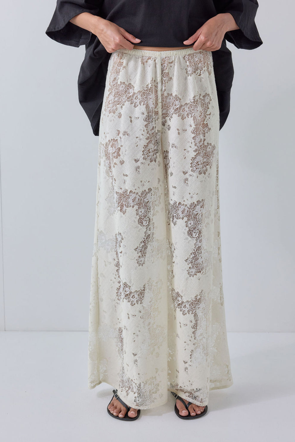 Jordan Lace Pants Cream 