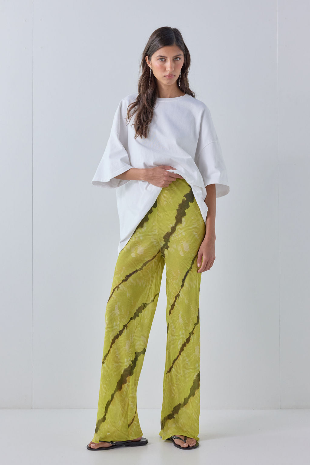 Remi Sheer Pants Citrus