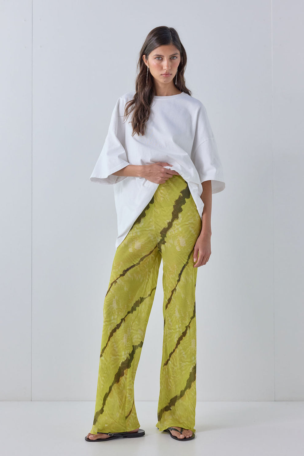 Remi Sheer Pants Citrus