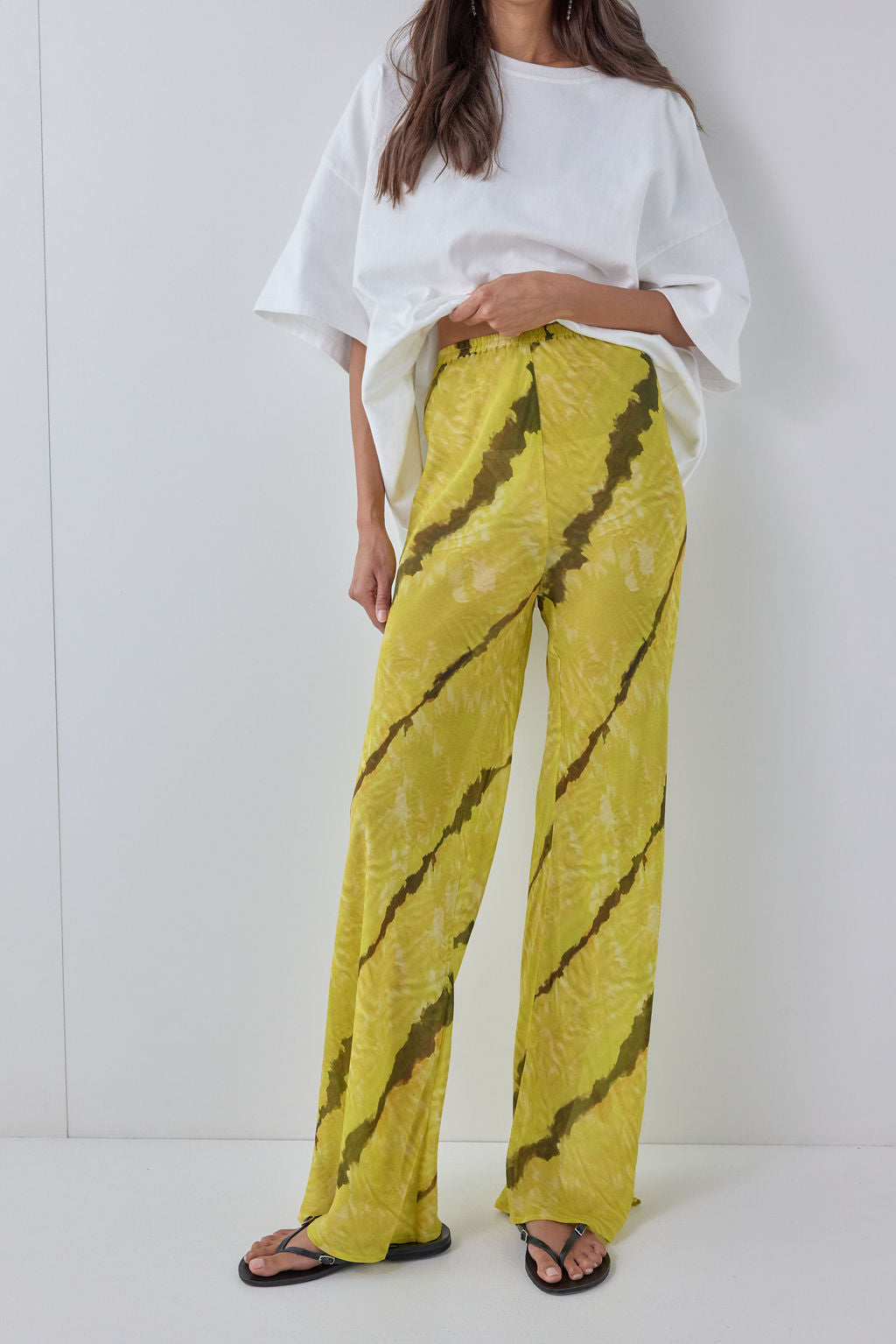 Remi Sheer Pants Citrus 
