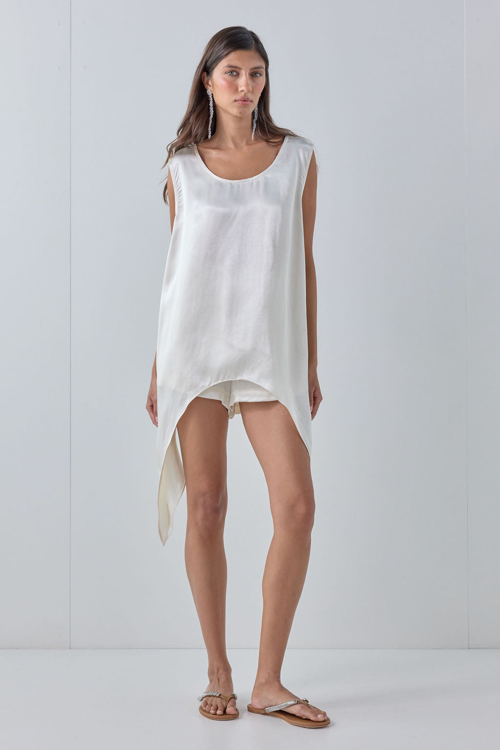 Sable Satin Top Cream