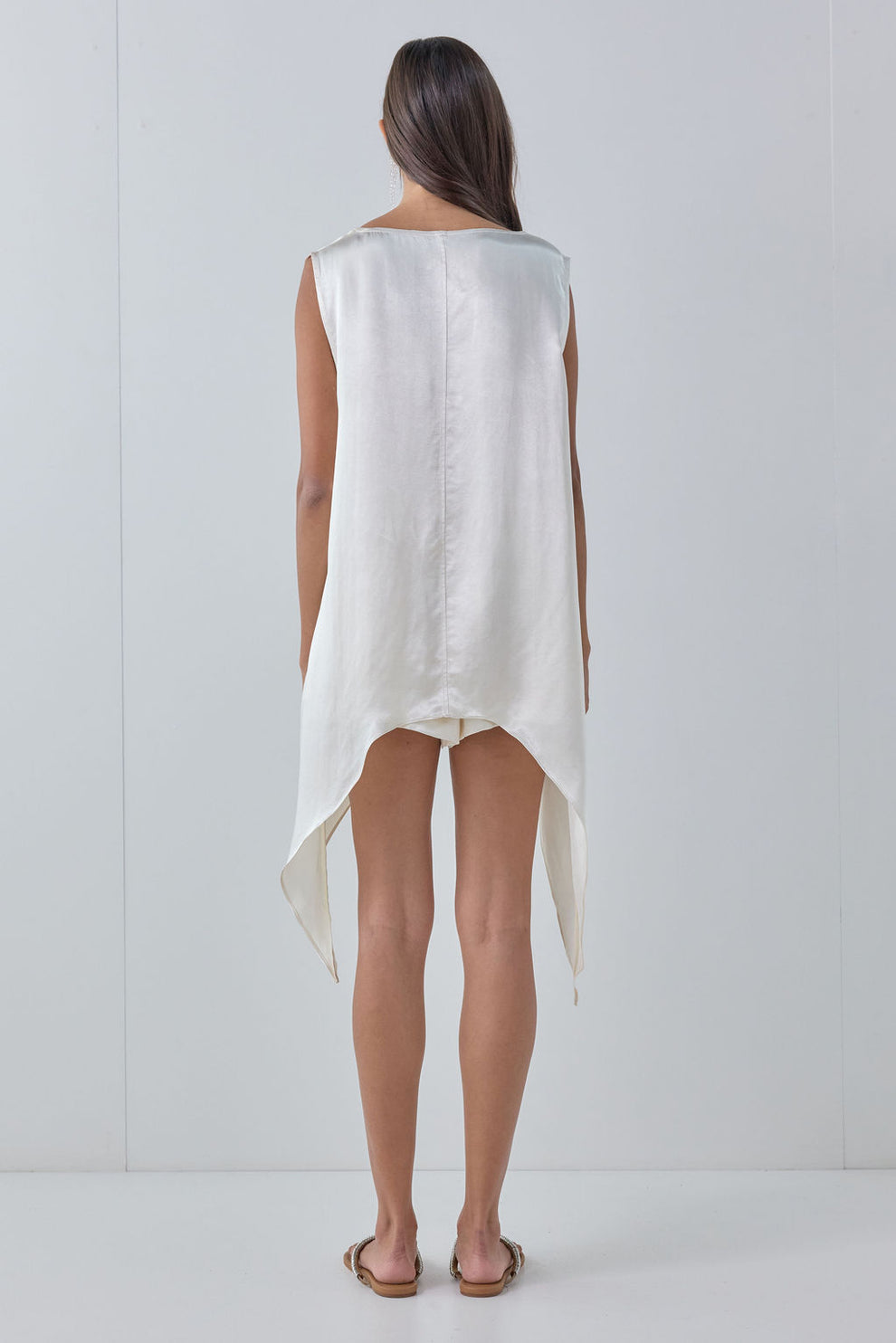 Sable Satin Top Cream
