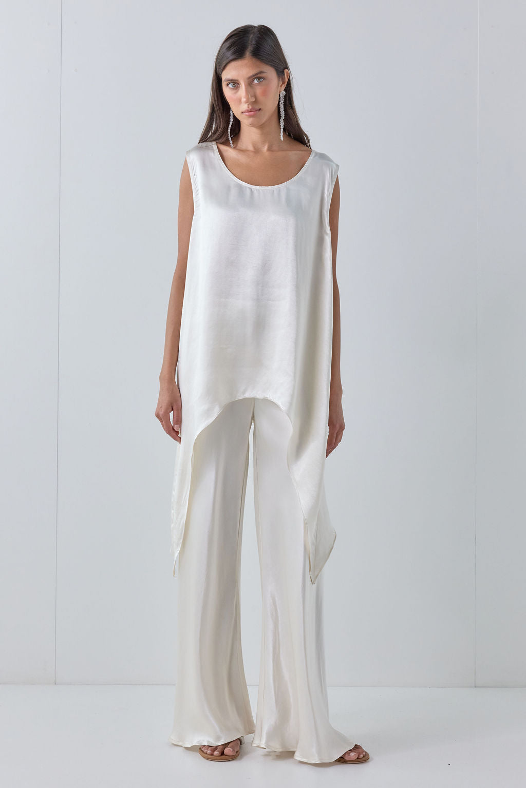 Jordan Satin Pants Cream 