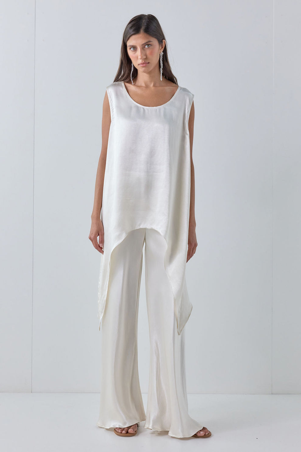 Jordan Satin Pants Cream 