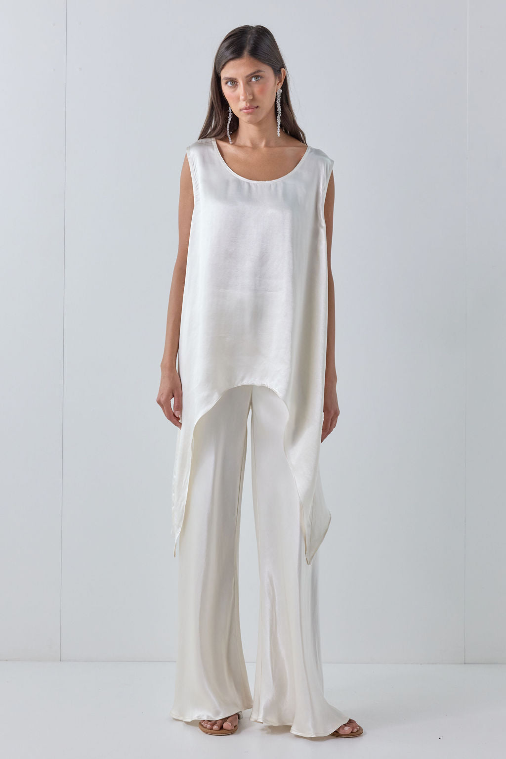 Sable Satin Top Cream - size:Aida:AU 6 / US 2