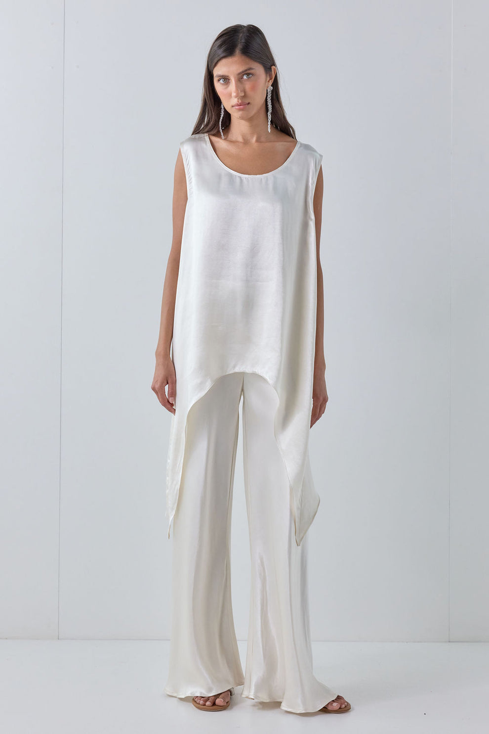 Sable Satin Top Cream - size:Aida:AU 6 / US 2