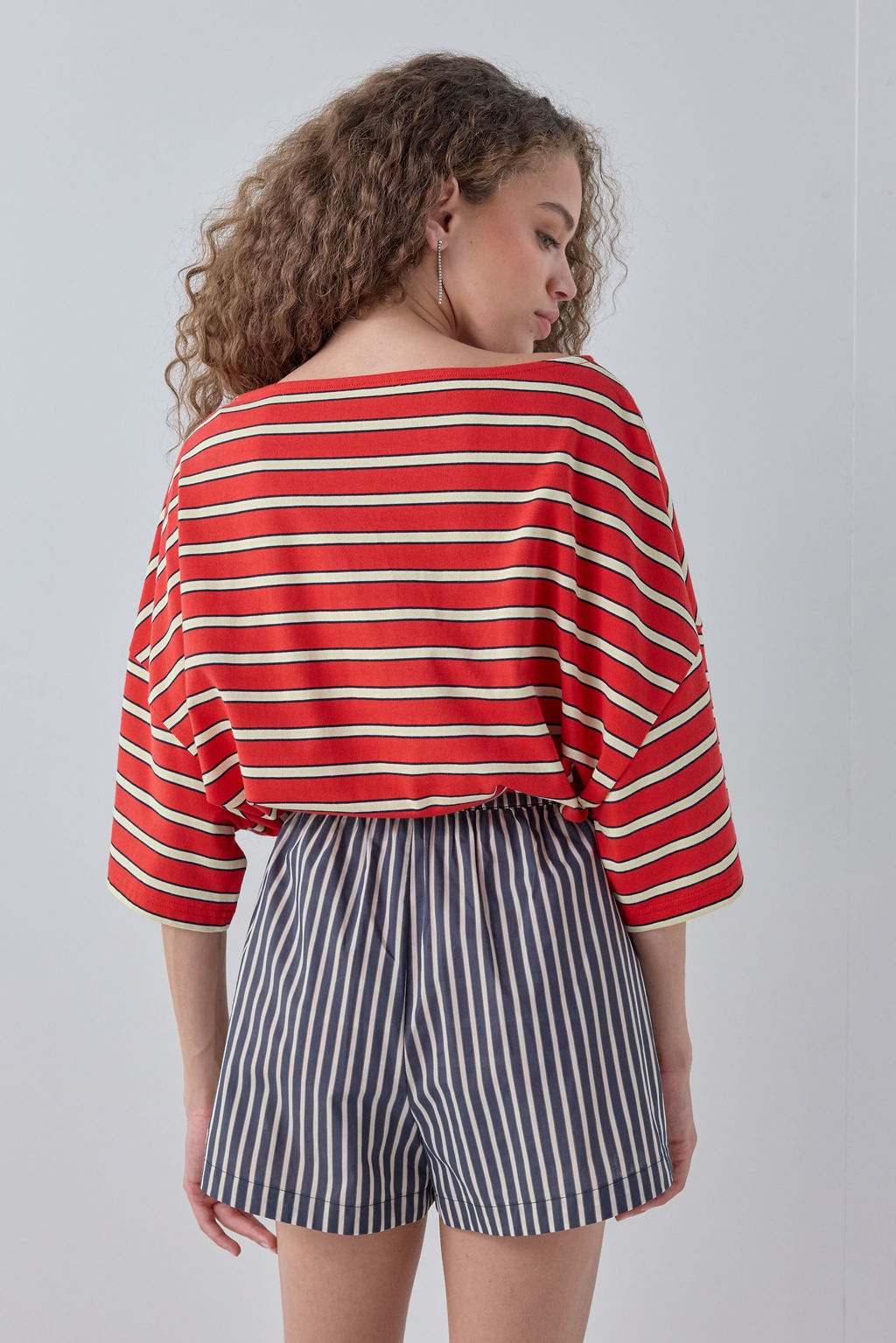 Harlyn Shorts Navy Stripe