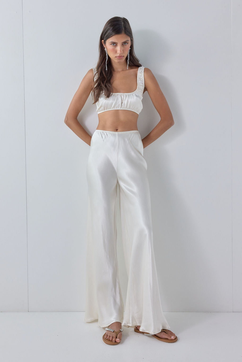 Jordan Satin Pants Cream 