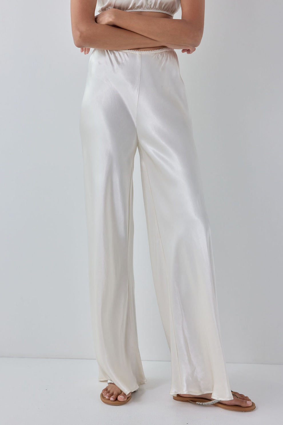 Jordan Satin Pants Cream 