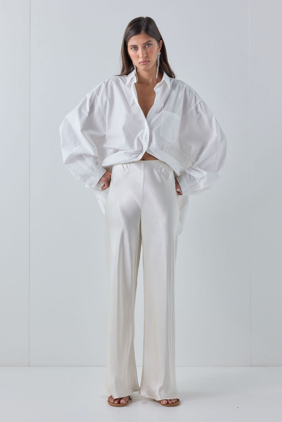 Jordan Satin Pants Cream 